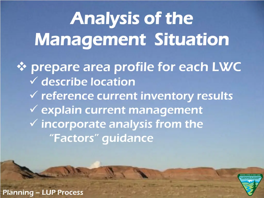 analysis of the analysis of the management