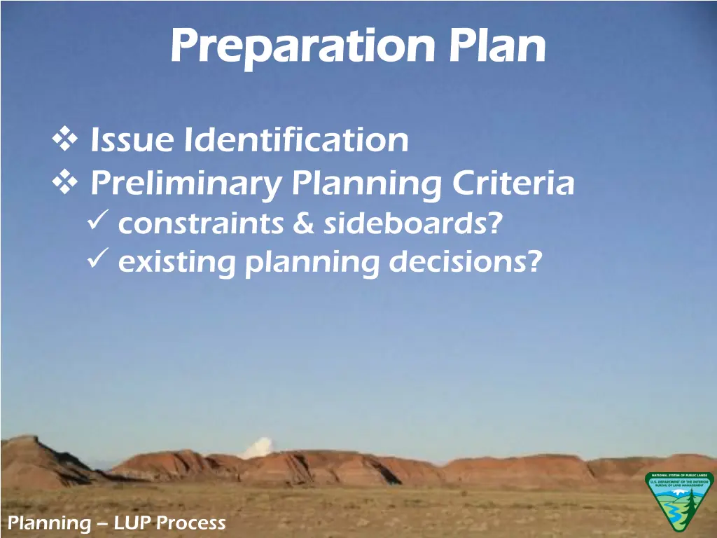preparation plan preparation plan 1