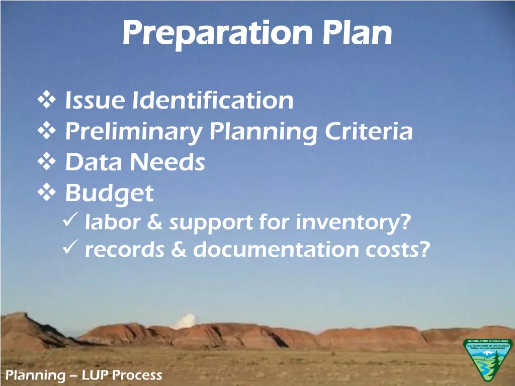 preparation plan preparation plan 3