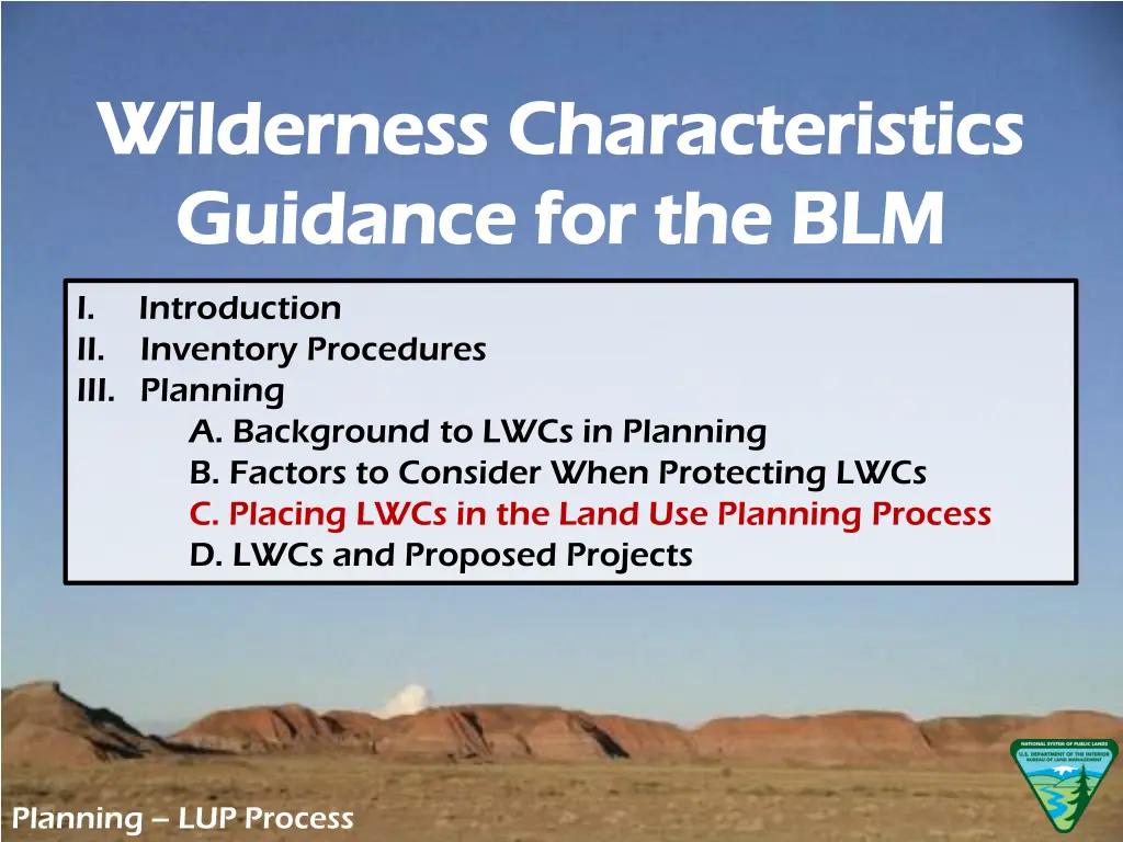 wilderness characteristics wilderness