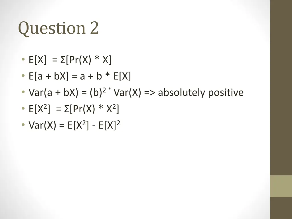 question 2