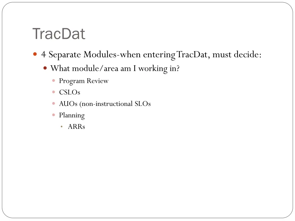 tracdat
