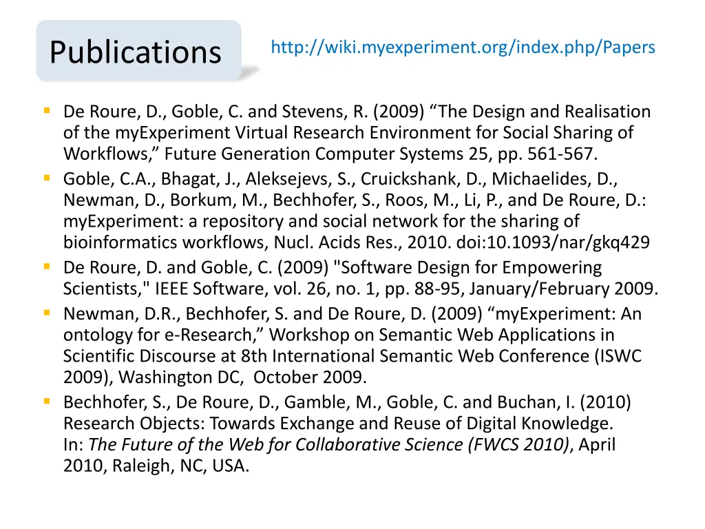 publications