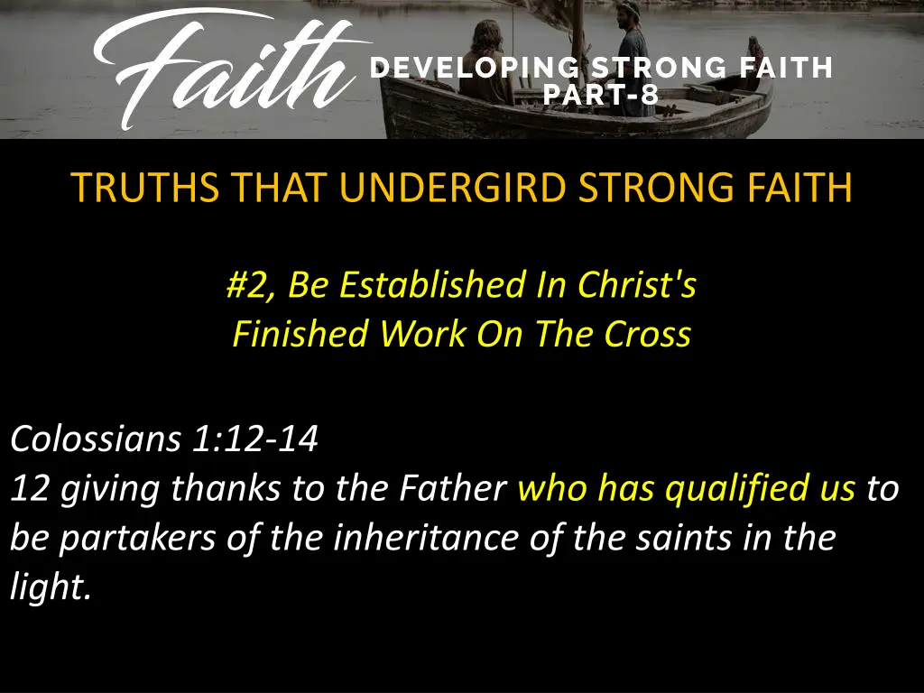 truths that undergird strong faith 3