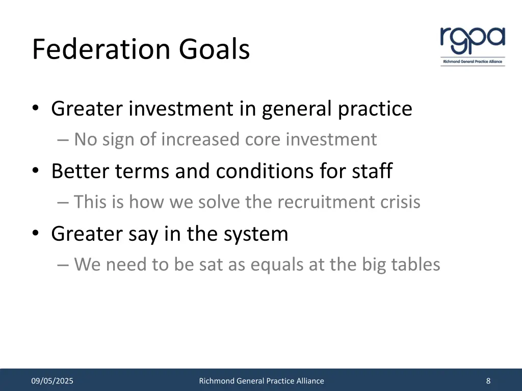 federation goals 1