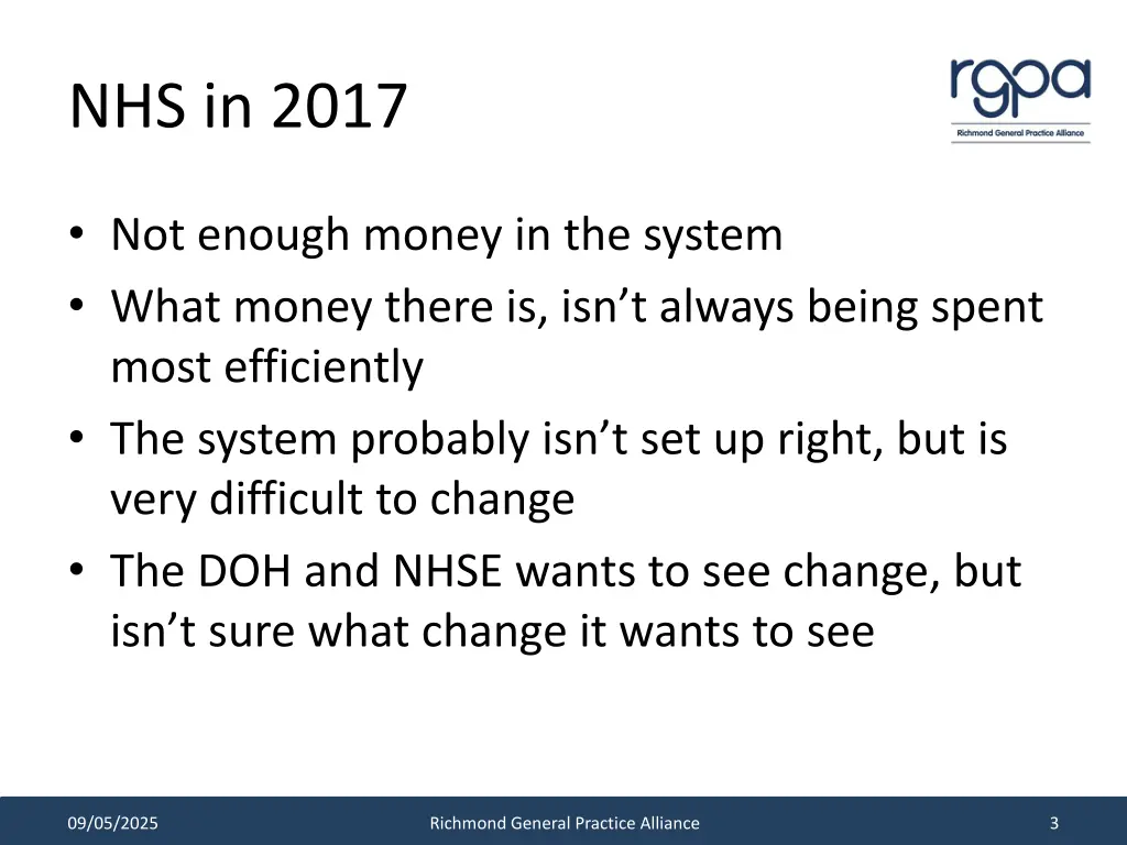 nhs in 2017