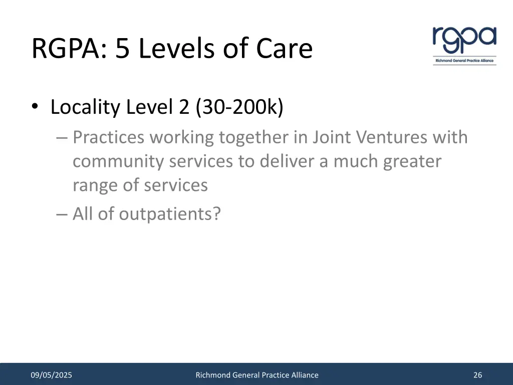 rgpa 5 levels of care 3