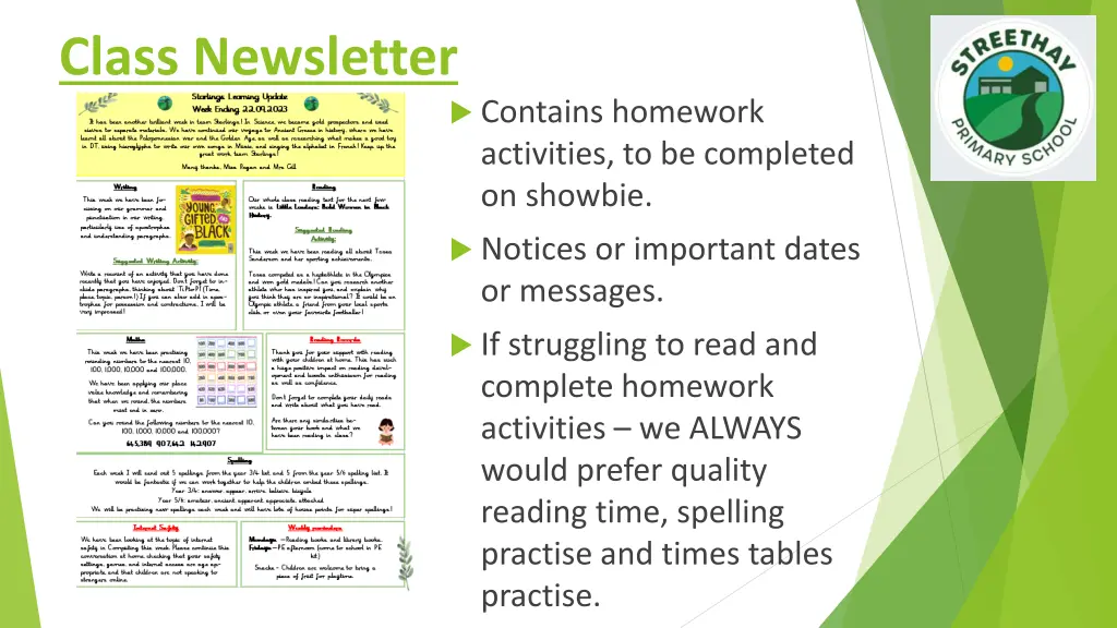 class newsletter