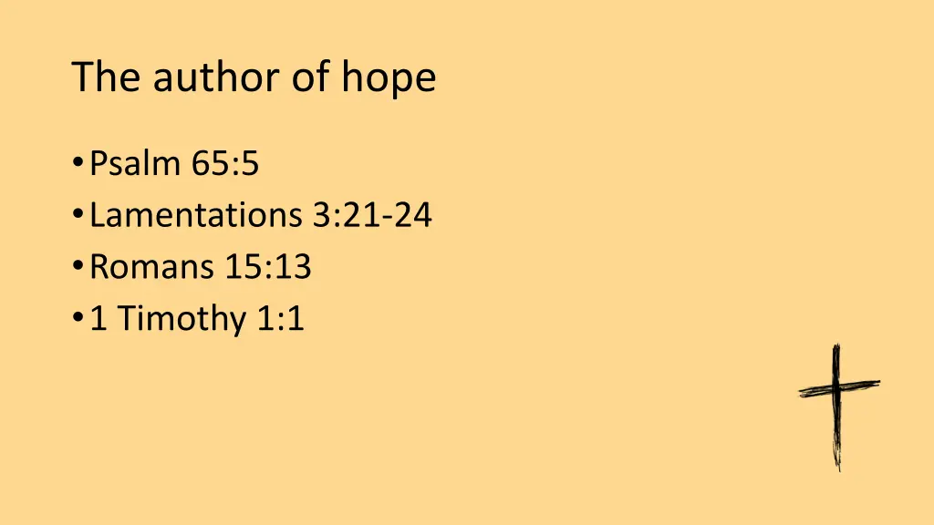 the author of hope