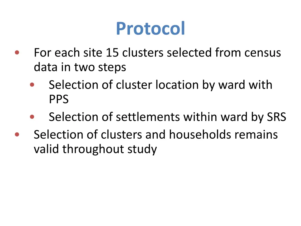 protocol