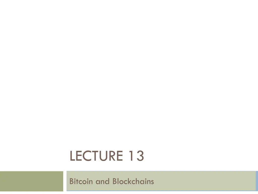 lecture 13