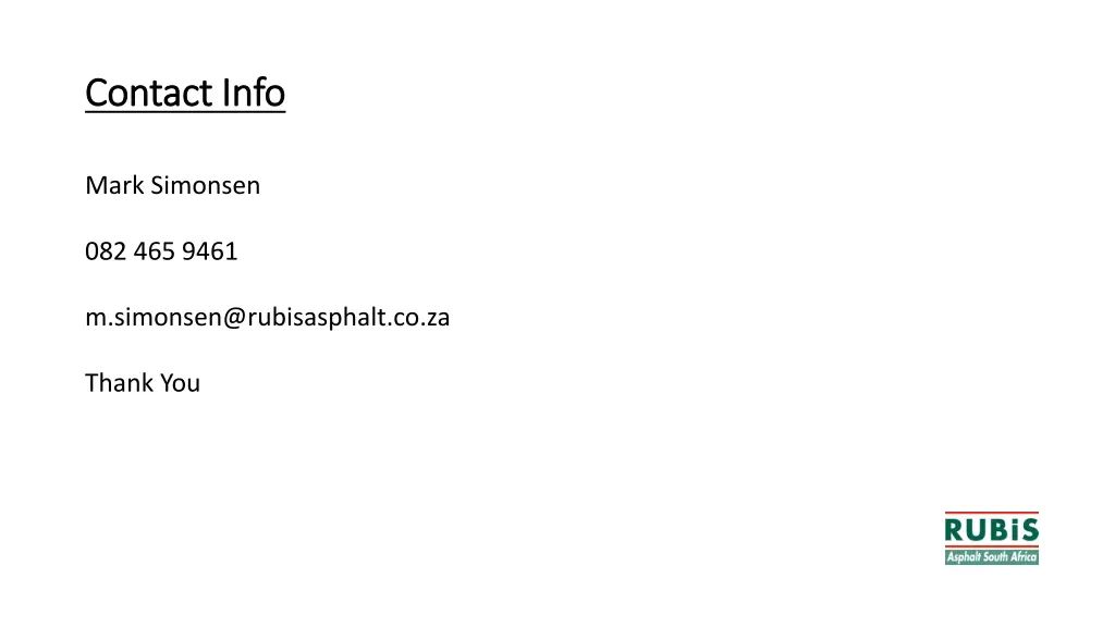 contact info contact info