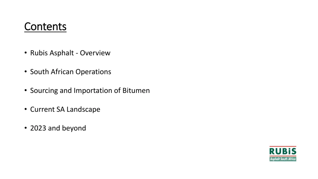 contents contents