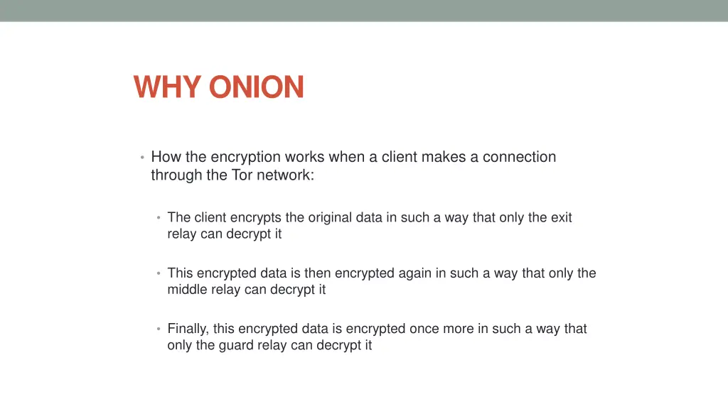 why onion
