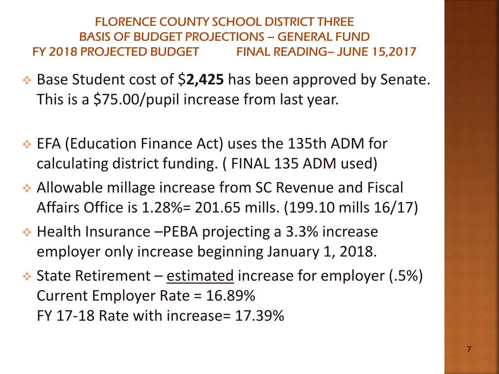 florence county school district three florence