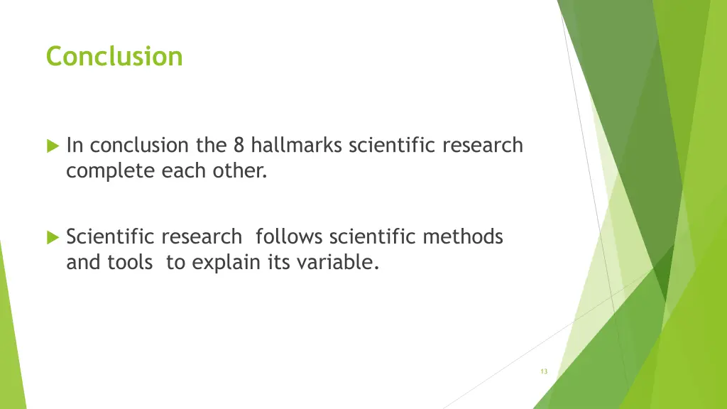 conclusion