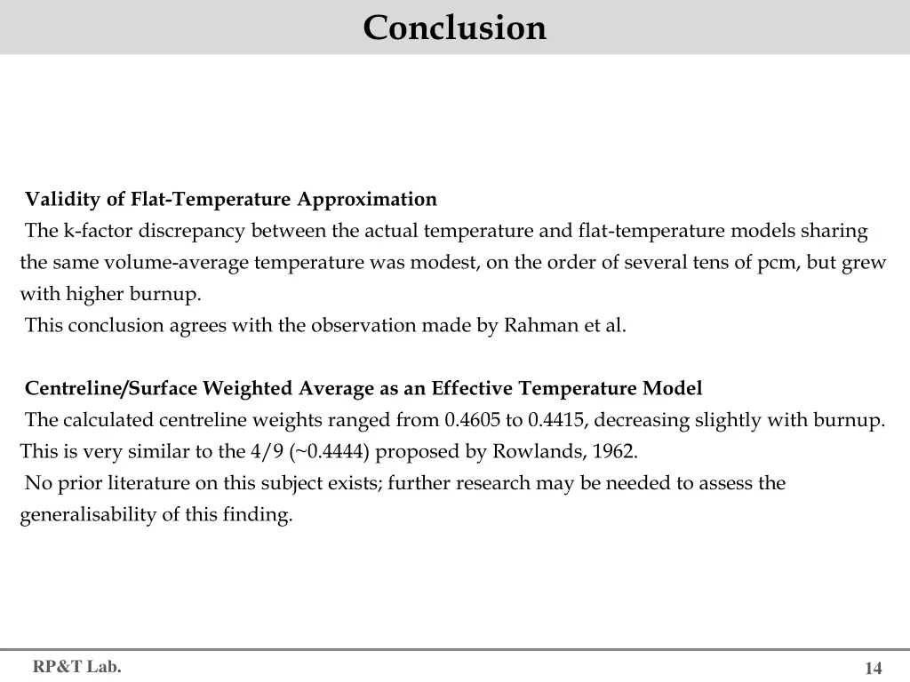 conclusion