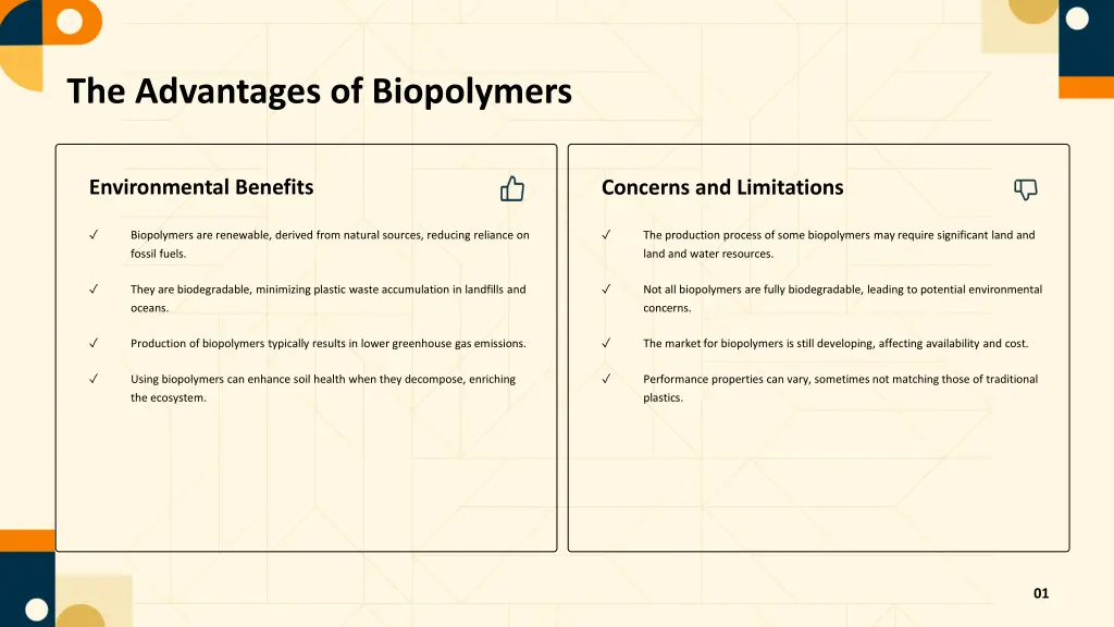 the advantages of biopolymers