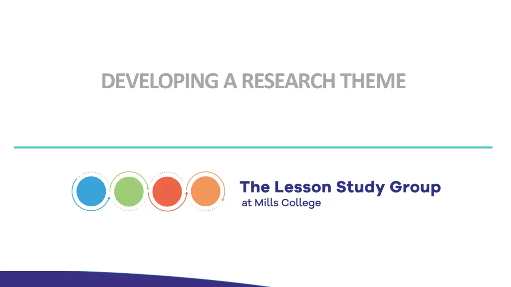 developing a research theme