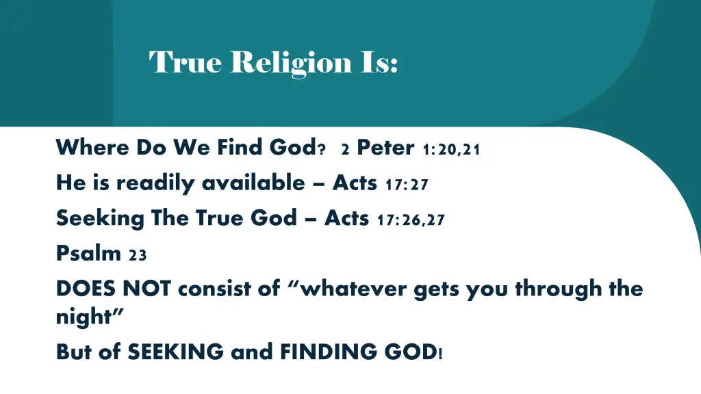 true religion is 2