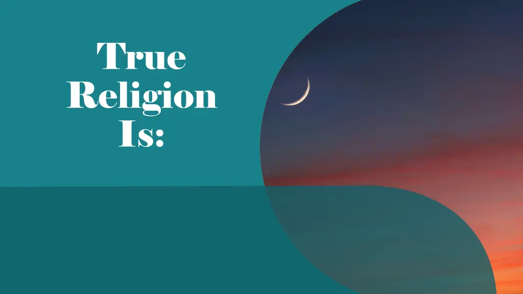 true religion is
