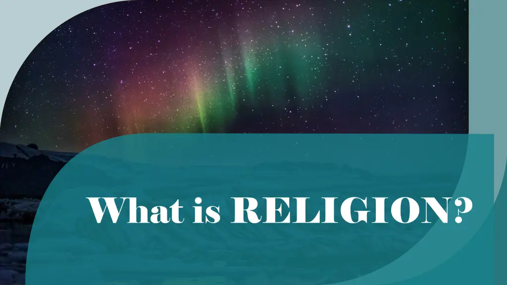what is religion