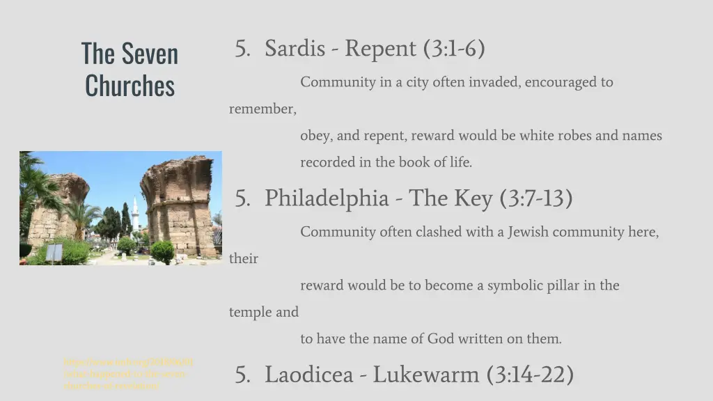 the seven churches