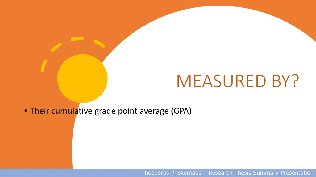 measured by