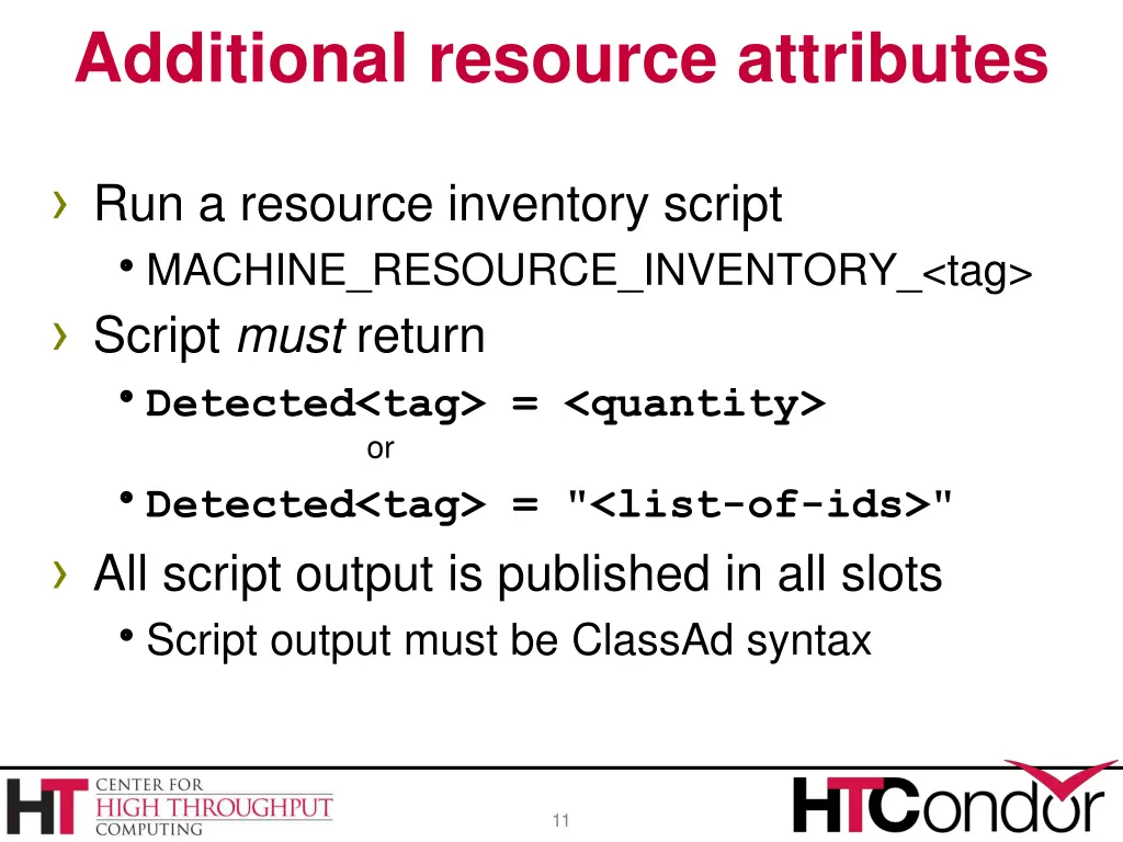 additional resource attributes