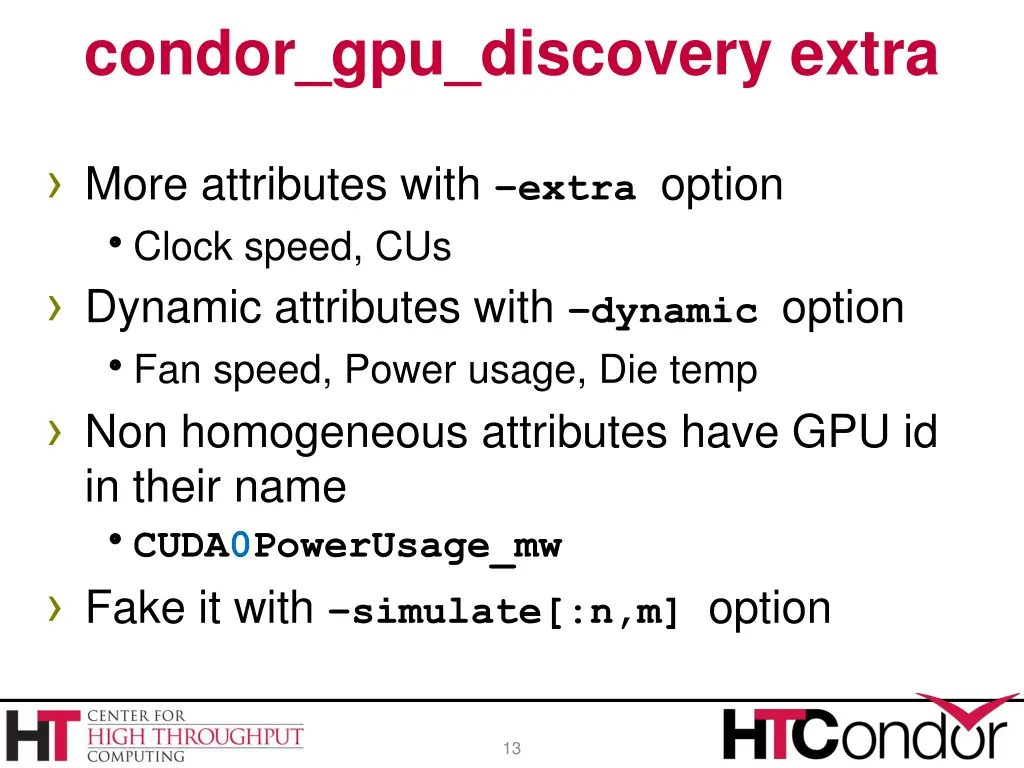 condor gpu discovery extra