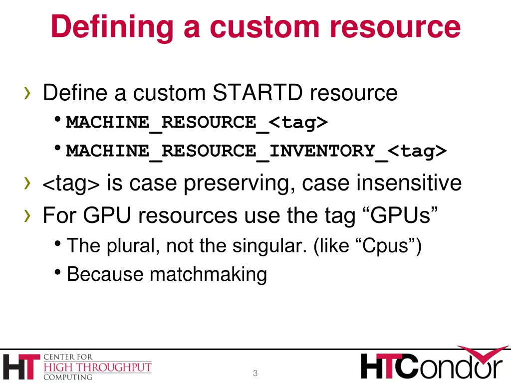 defining a custom resource