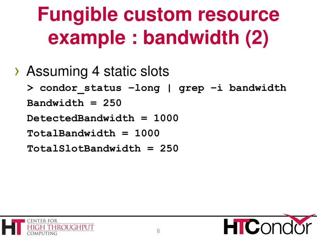 fungible custom resource example bandwidth 2