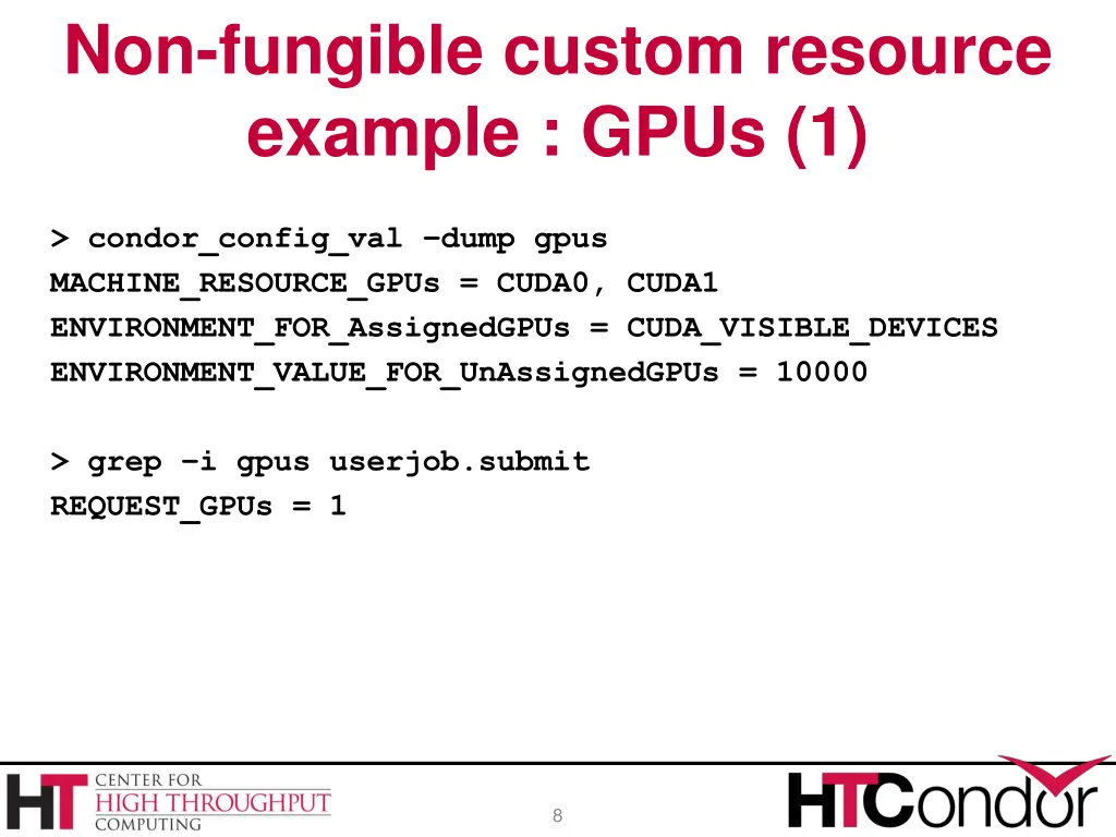 non fungible custom resource example gpus 1