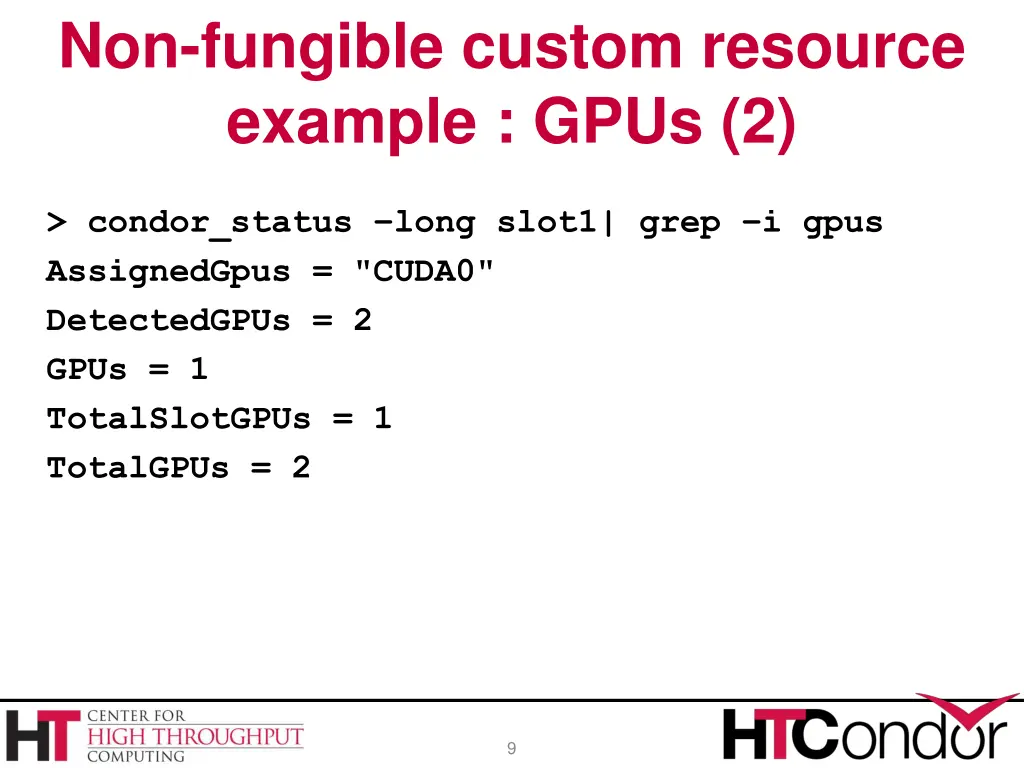 non fungible custom resource example gpus 2