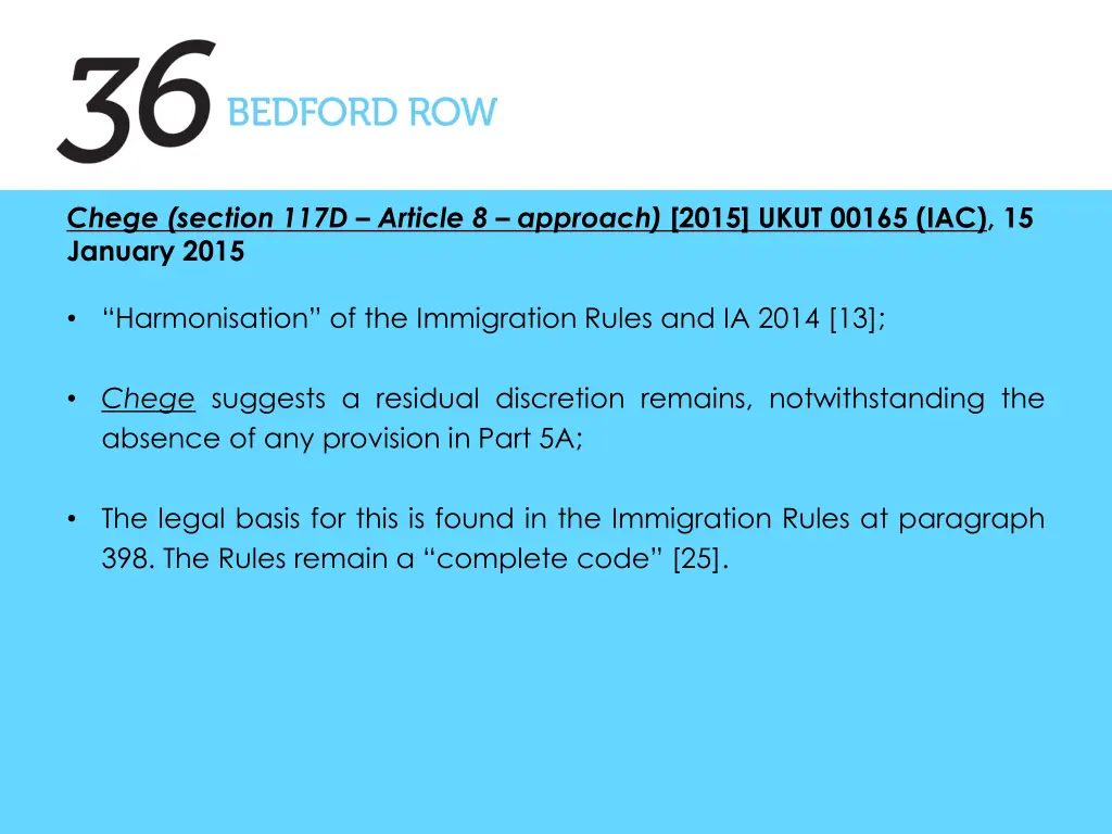 chege section 117d article 8 approach 2015 ukut