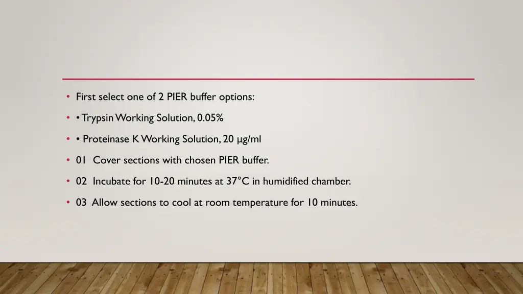 first select one of 2 pier buffer options