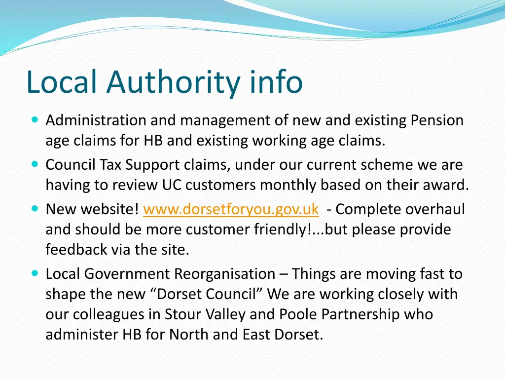 local authority info