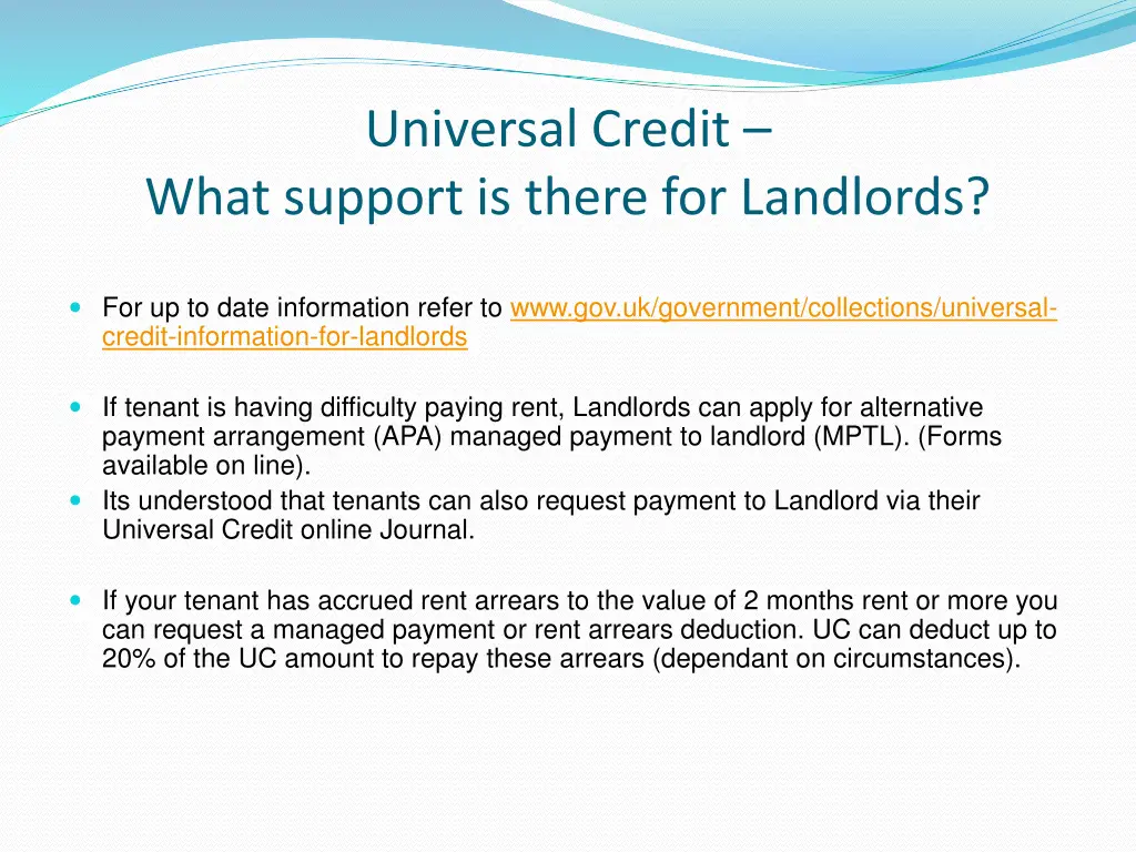 universal credit