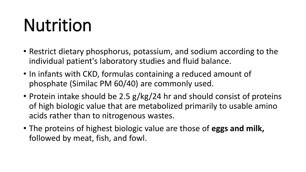 nutrition nutrition