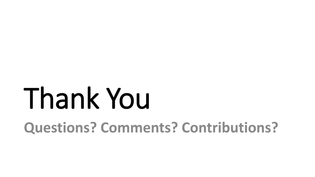 thank you thank you questions comments