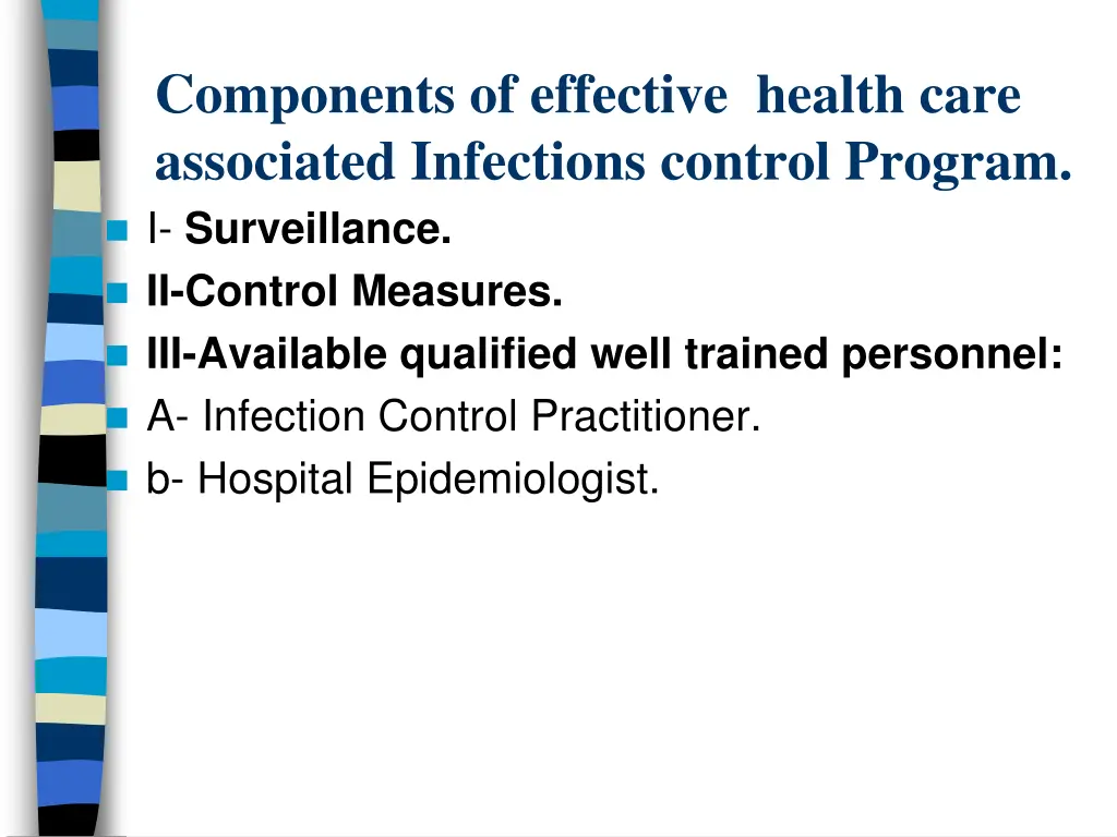 components of effective health care associated