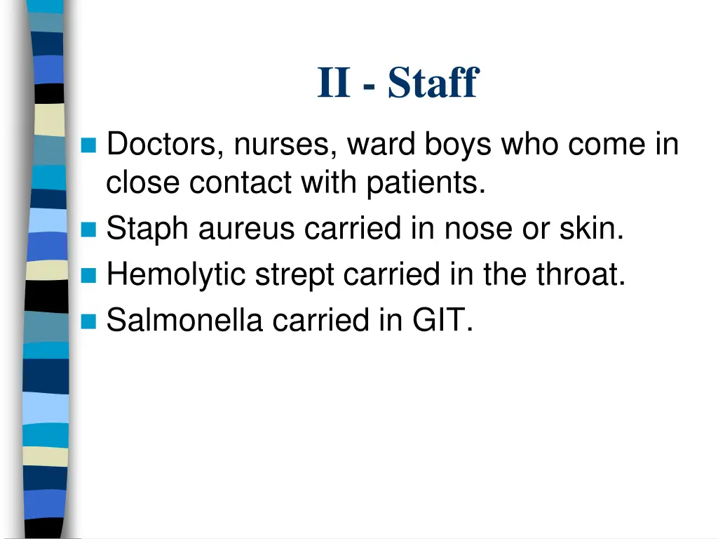 ii staff