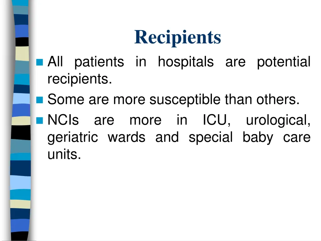 recipients