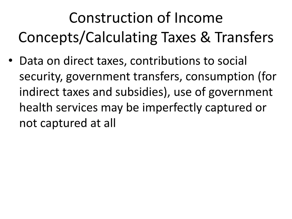 construction of income concepts calculating taxes 2