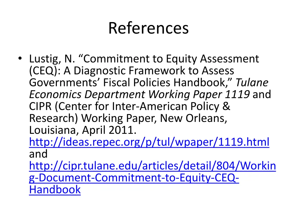 references