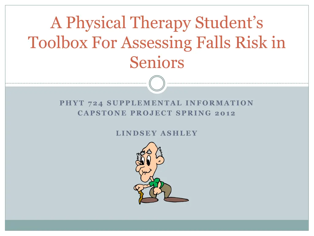 a physical therapy student s toolbox