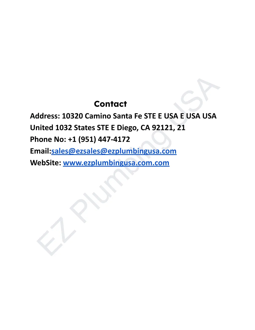 contact address 10320 camino santa