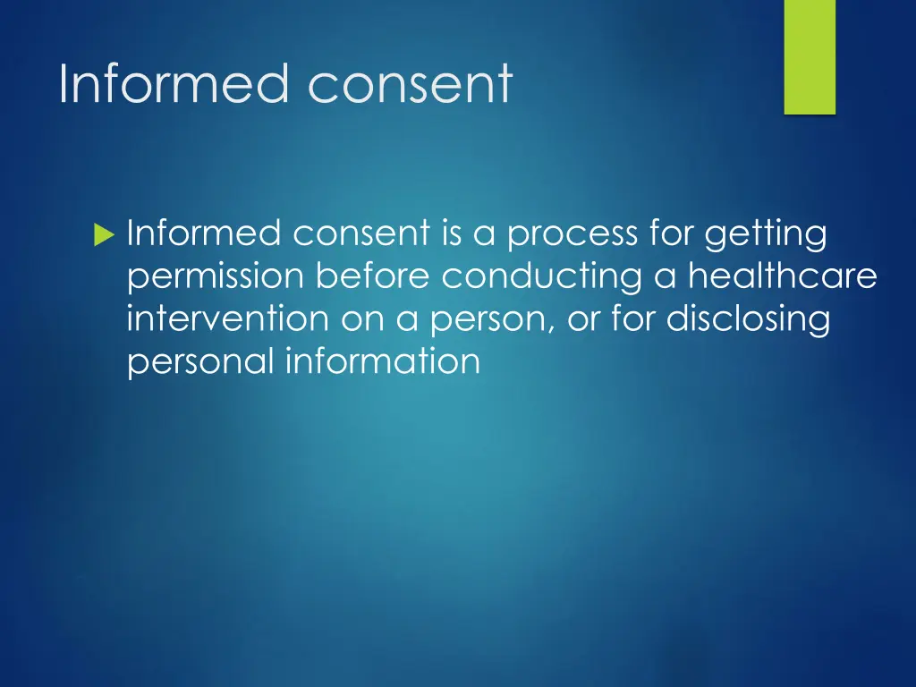 informed consent 1