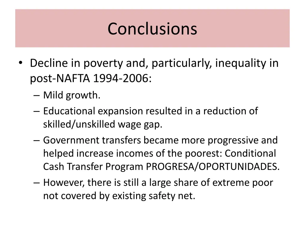 conclusions 1