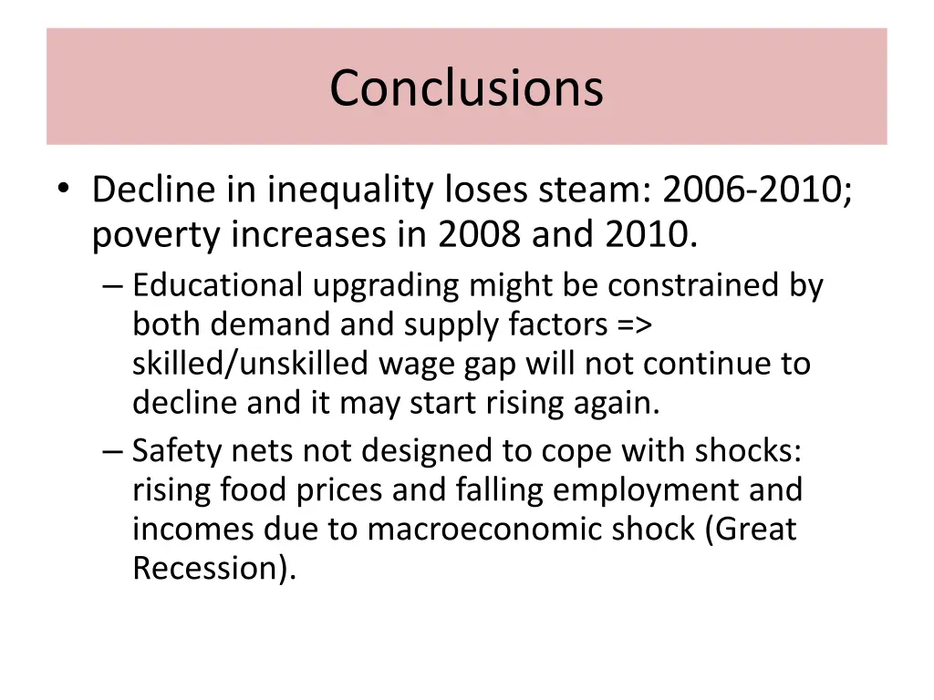 conclusions 2